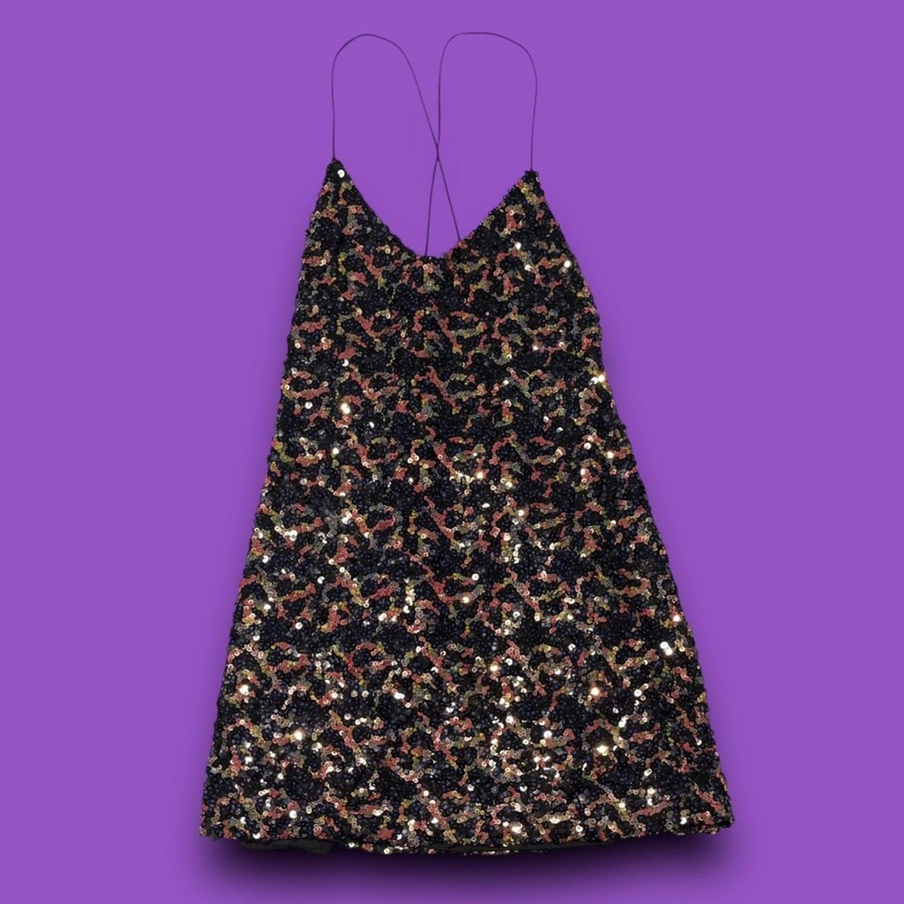 UO Sequin Mini Party Dress Size Small Clubbing Going Out Hoco